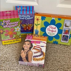 Lot of girls DIY craft kits brand new unopened